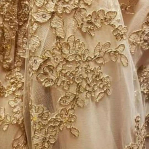 A David's Bridal Exclusive Wedding Dress A-Line Oleg Cassini - Picture 6 of 7